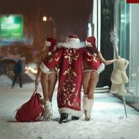 Noël c'est fini n°1 : Aidé de 2 elfes, il retourne chez lui...