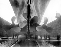 1908: les hélices du "Titanic" sont opérationnelles