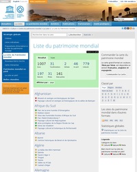 Liste du patrimoine mondial