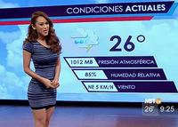 La météo à la télévision colombienne