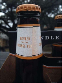 Brassée avec du pipi d'orange