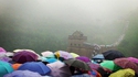 La muraille des parapluies