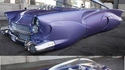Une Ford de 1955 dite "Beatnik", fortement customisée