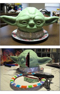 Gâteau Yoda