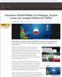 Hitler soutient la Pologne