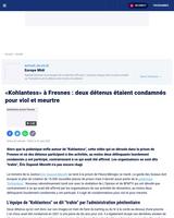 «Kohlantess» à Fresnes : deux détenus étaient condamnés pour viol et meurtre
