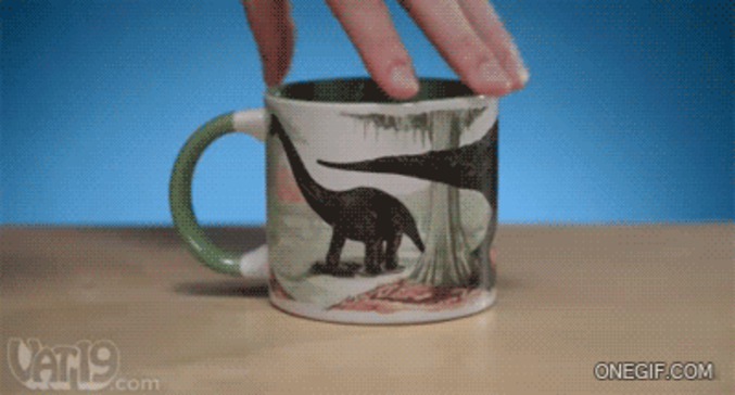 Mug dinosaures
