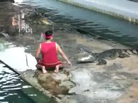 Accident tragique avec un crocodile