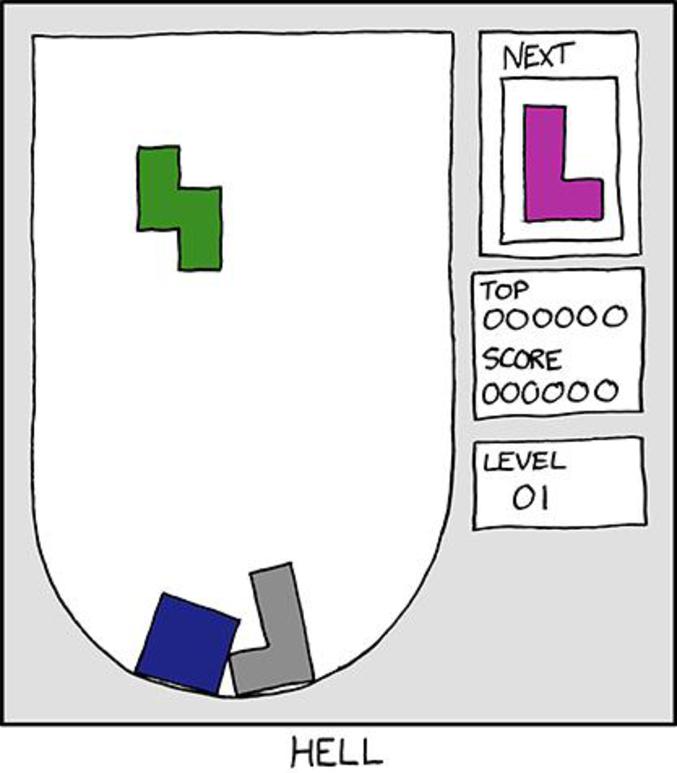 L'enfer du Tetris.