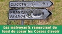 Panneaux indicateurs corses pour aveugles