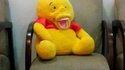 Une peluche flippante