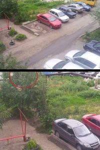 Aider un cycliste à se garer