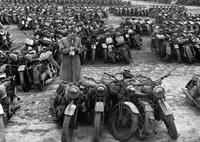 1946 : Inventaire des motos américaines, surtout de MP (Miltary Police), ayant participé à la 2ème GM en Europe