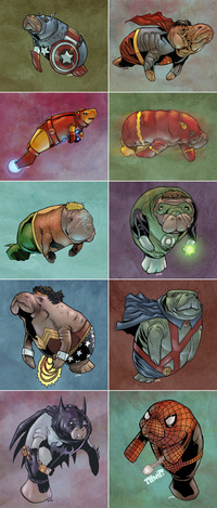 Supers héros lamantins 