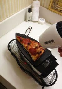 Astuce de pauvre: chauffer une pizza