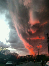 Visage en nuage