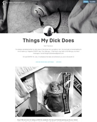 Things My Dick Does