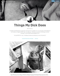 Things My Dick Does