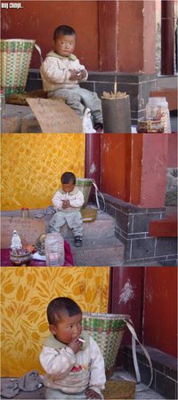 Enfant qui fume