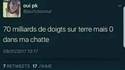 70 milliards de doigts sur terre