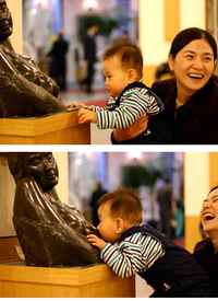 Un bébé qui comprend l'art
