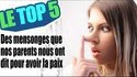 Le top 5 des mensonges que nos parents nous ont dit pour avoir la paix