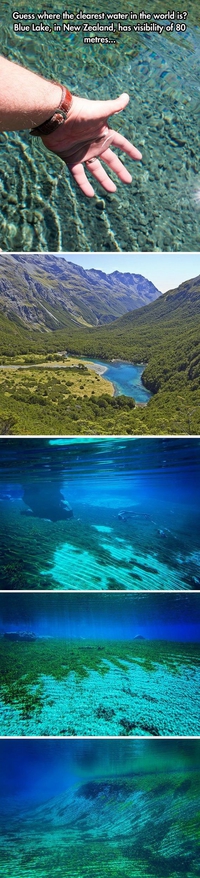 clair comme de l'eau de Nouvelle Zelande !