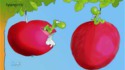 sculpture en pomme