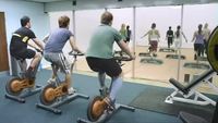 Dans la salle de sport