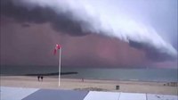 Orage depuis la plage