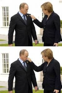 La blague de Merkel à Poutine