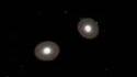 Simulations de galaxies qui s'entrechoquent
