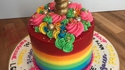 Un gâteau coloré