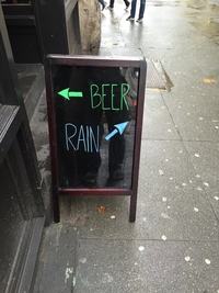 Une page de pub avant la météo ?