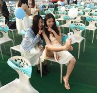 Selfie grâce à l'allonge du pied