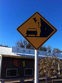 Attention aux chutes de vache
