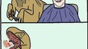 Avoir un vélociraptor en coiffeur