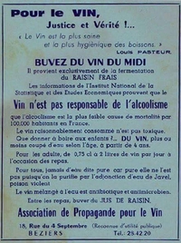Vubez..euh..buvez vu din..euh..buvez du vin!