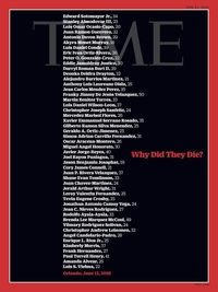La dernière couverture du "Time"...