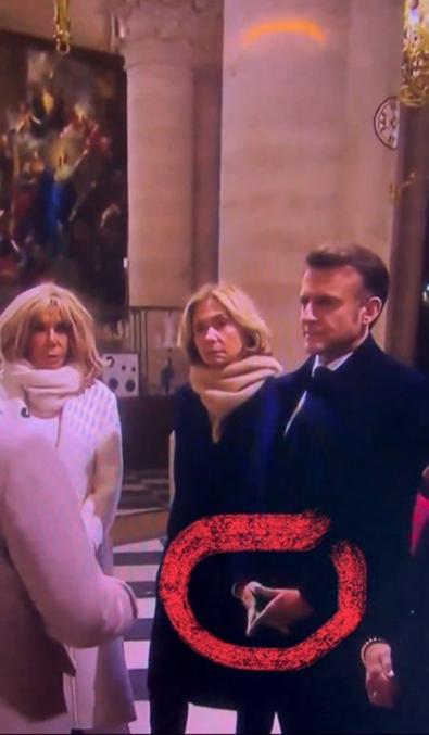 Macron à Notre Dame...