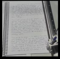Un indien a créé une machine qui utilise une ia qui fait ses devoirs en imitant son écriture. 