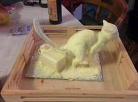 Sculpture dans du beurre