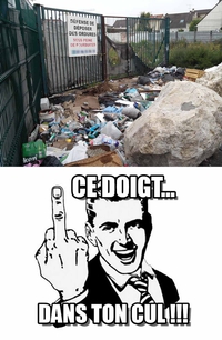 Défense de déposer des ordures