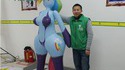 Poney gonflable