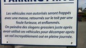 Garez-vous ailleurs !