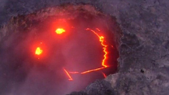 Eruption du Kilauea, Hawaii, 28 juillet 2016.