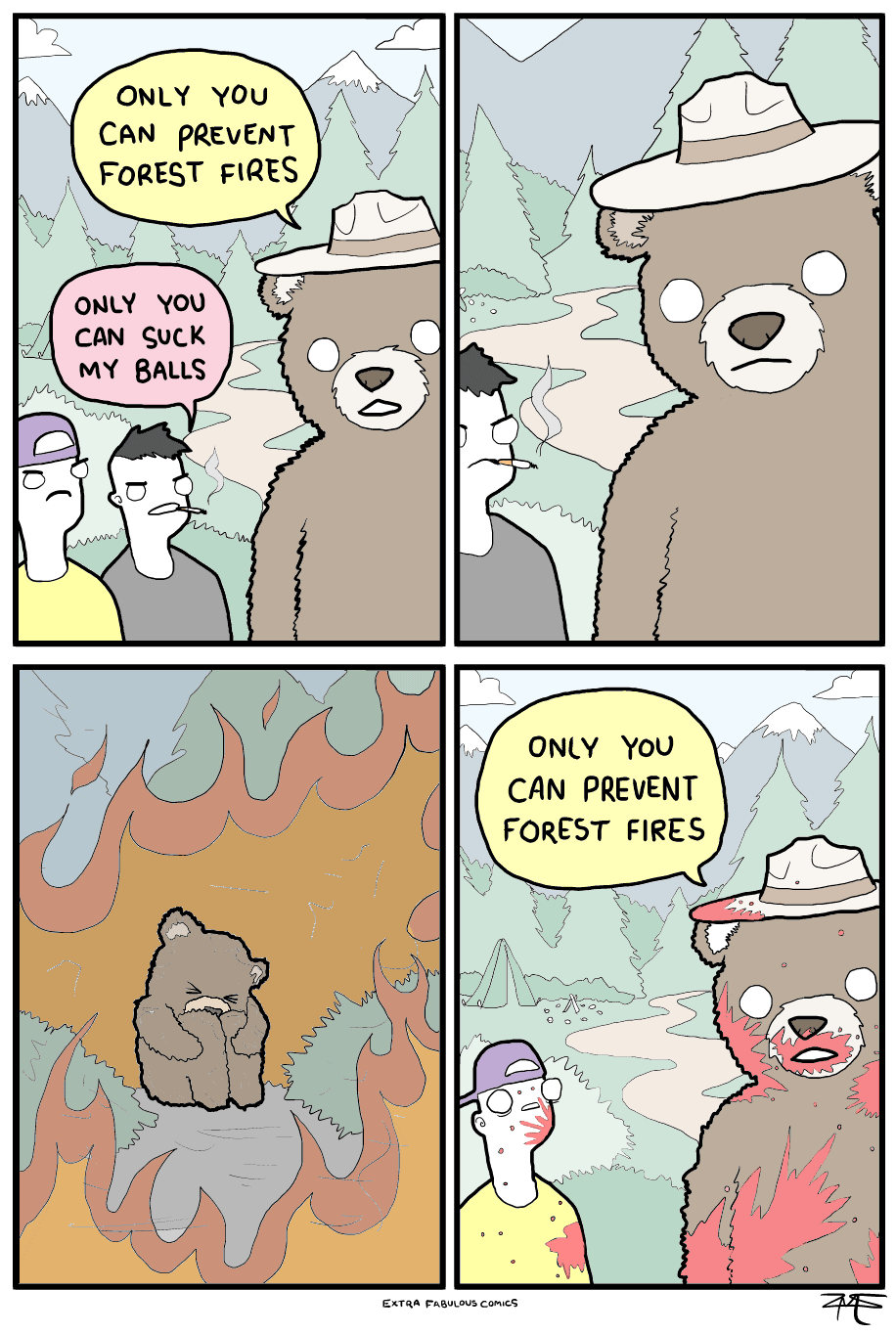 Les ours, ils vous prennent au mot.
