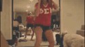 Hot chick dancing