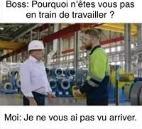 Pendant ce temps là au boulot.