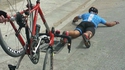 Magnu chute à vélo